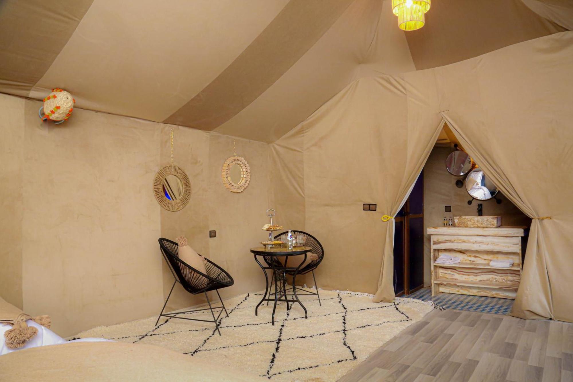 Nizar Luxury Tent Merzouga Bagian luar foto