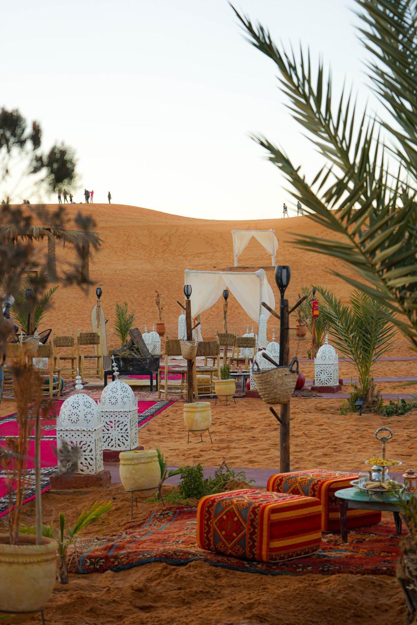 Nizar Luxury Tent Merzouga Bagian luar foto