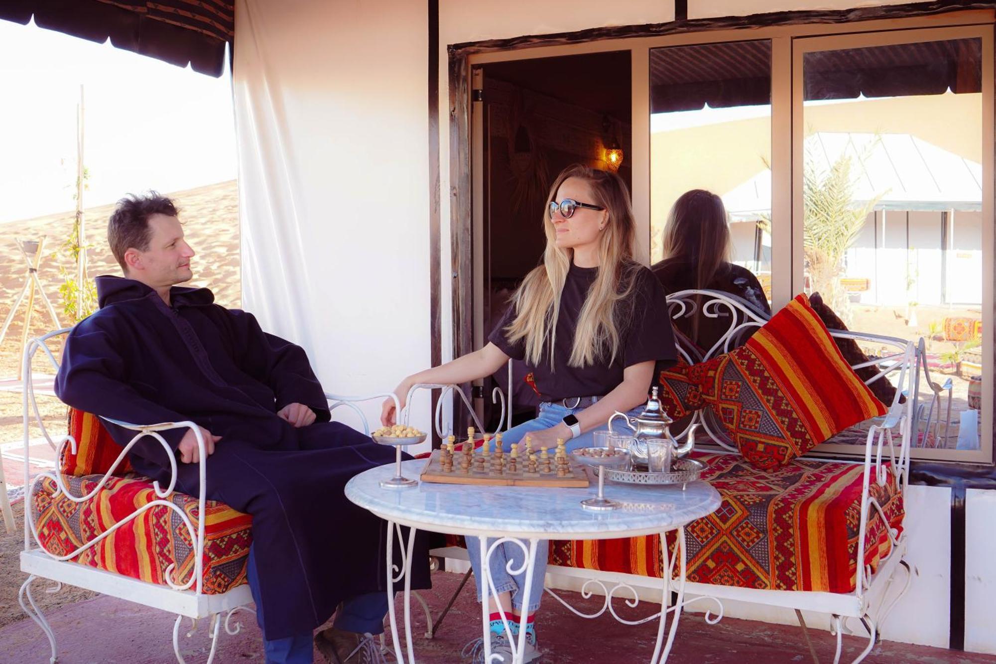 Nizar Luxury Tent Merzouga Bagian luar foto