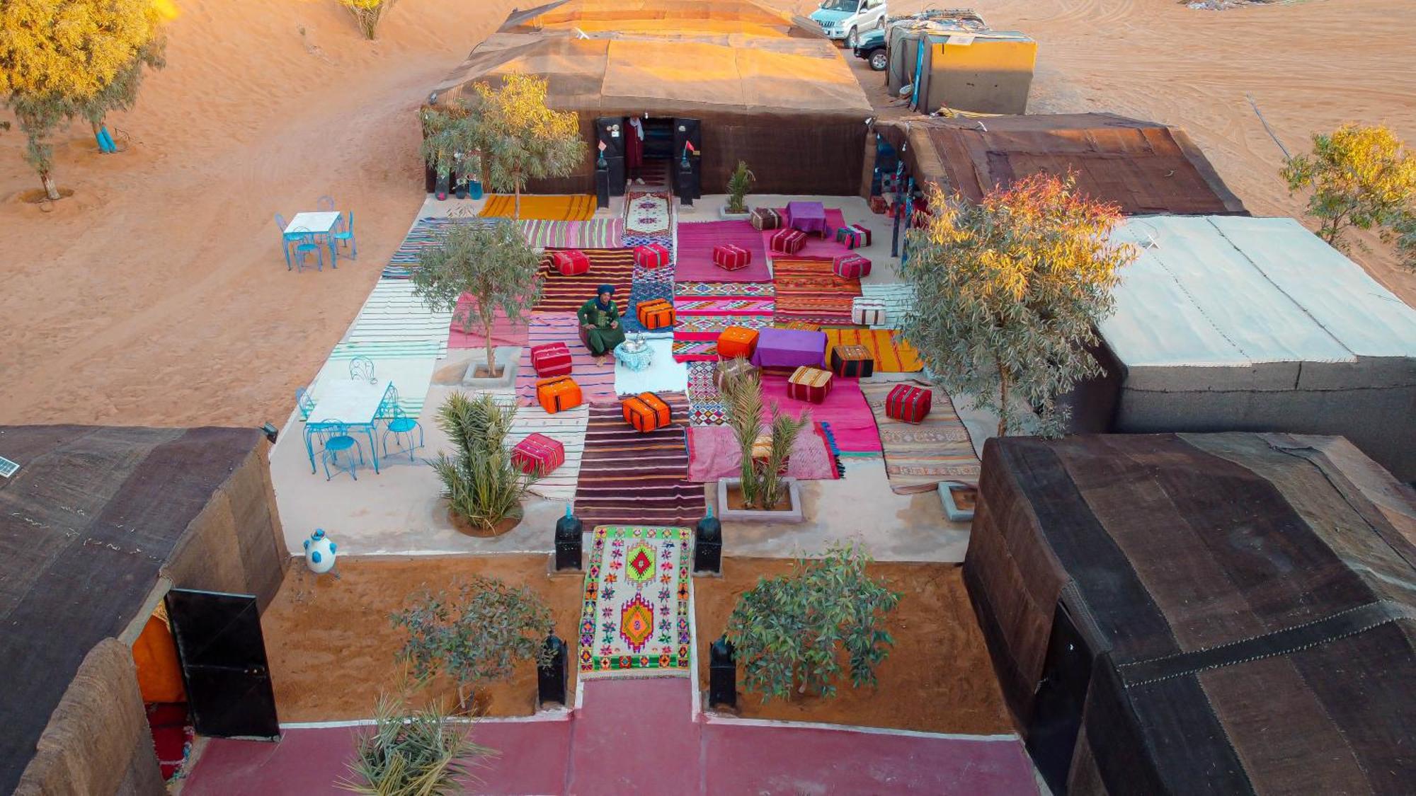 Nizar Luxury Tent Merzouga Bagian luar foto
