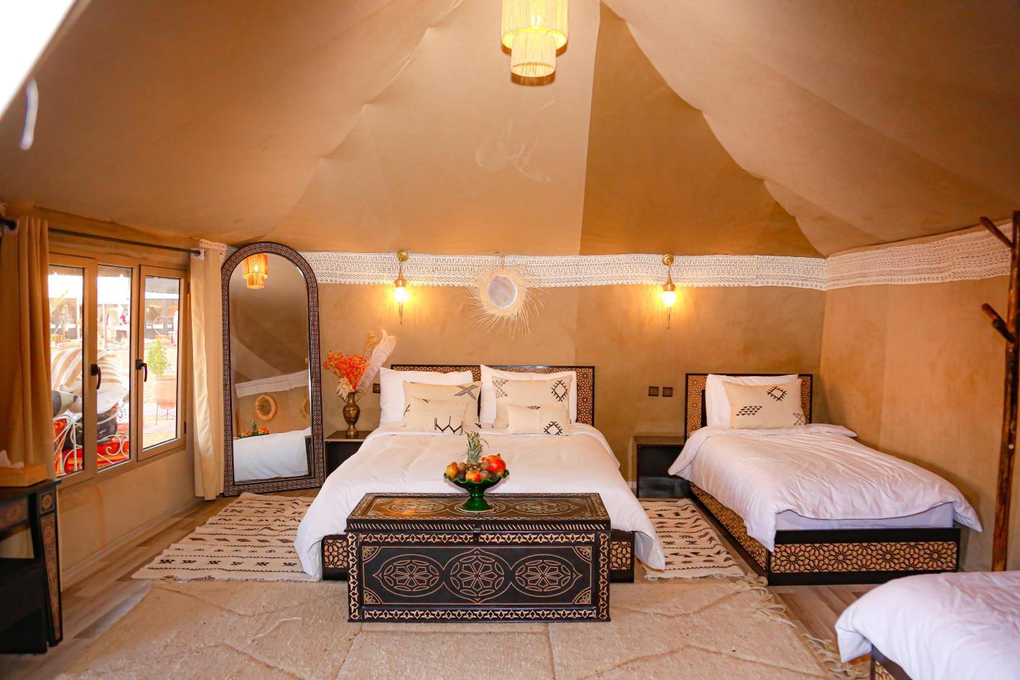 Nizar Luxury Tent Merzouga Bagian luar foto